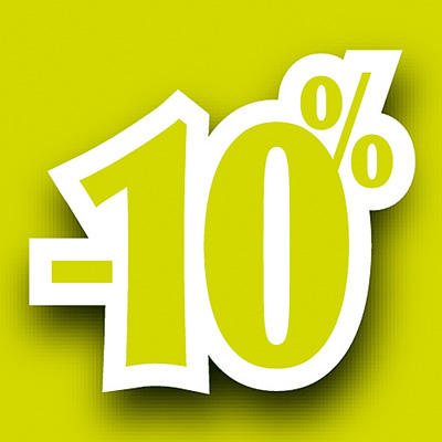 Affiche -10% - Affiches pourcentages