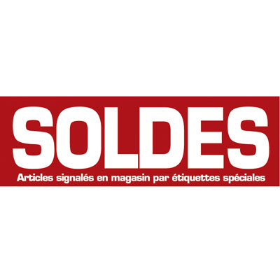 Affiche Soldes 140 x 45 cm - Affiche promo - Affiches Soldes