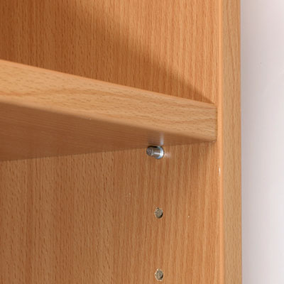 Comptoir d'accueil mélaminé hêtre/gris 62,5 x 51 x 88 cm - Comptoirs Easy-3