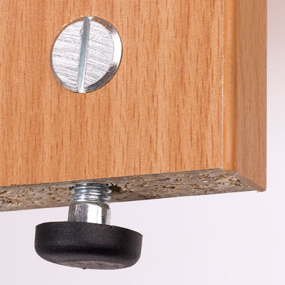 Comptoir d'accueil hêtre/gris 62,5 x 51 x 88 cm - Comptoirs Easy-4