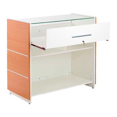 Option tiroir avec serrure - Comptoirs Boutique-1