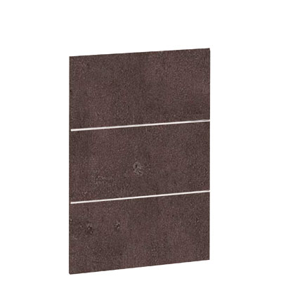 Façade décorative pour comptoir coloris béton foncé 55 x 83 cm - Comptoirs Boutique
