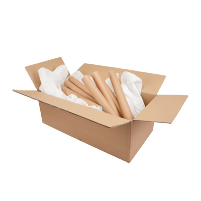 Caisse américaine carton, carton double cannelure 80x40x20/30cm, paquet de 10 - Caisses américaines cartons-4
