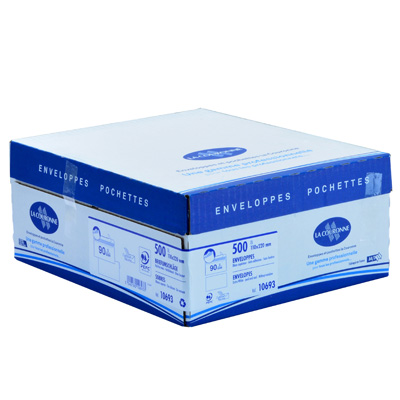 Enveloppes fermeture adhésive 90 g/m² - Enveloppes blanches-1