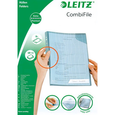 Chemises souples avec bande perforée rétractable - Protèges-documents, Porte-vues-1