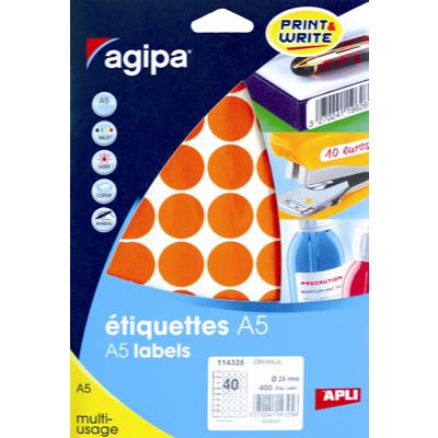 Pastilles adhésives permanentes - Gommettes de couleur