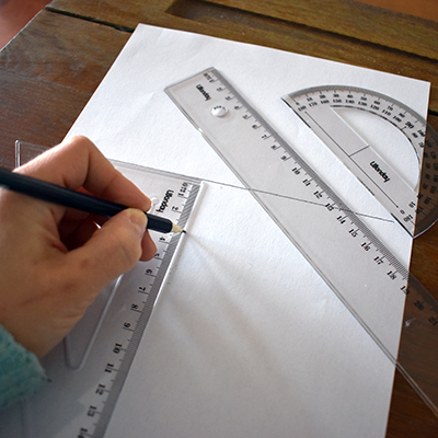 Règle plate - Règles et traces lettres-1