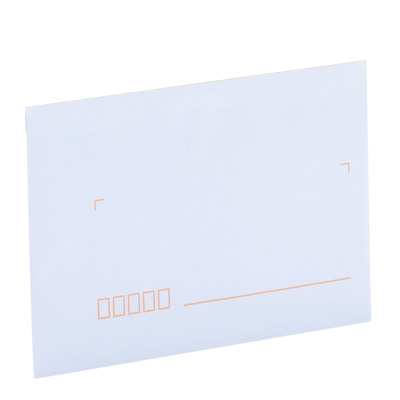 Enveloppe blanche C6 114 x 162 mm précasées 80g La Couronne - Paquet de 50 - Enveloppes blanches