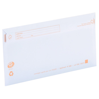 Enveloppes précasées fermeture adhésive - Enveloppes blanches-2