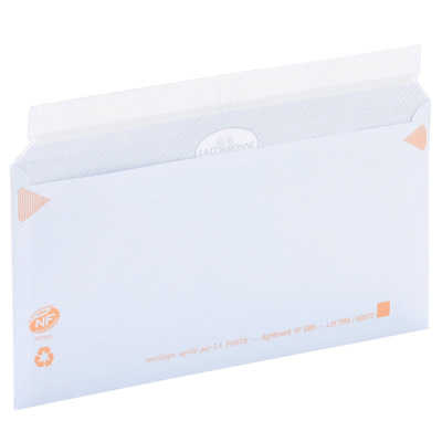 Enveloppes précasées fermeture adhésive - Enveloppes blanches-3