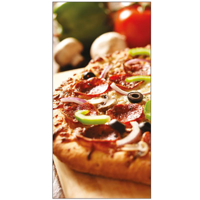 Sticker adhésif pizza - Stickers Snacking