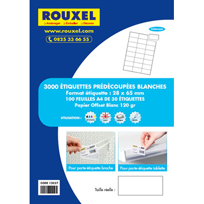 Étiquettes carton pré-découpées - Étiquettes pour porte-étiquettes-1