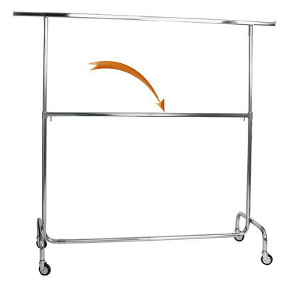 Barre intermédiaire pour portant 12908 - Portants à vêtements droits