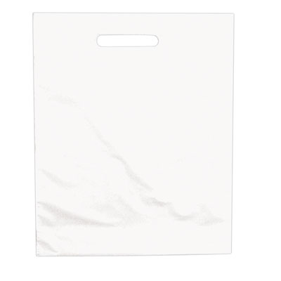 Sacs plastique - Sacs plastique unis, poignées découpées