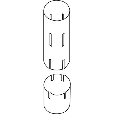 Montant simple perforation  - Accessoires muraux-1