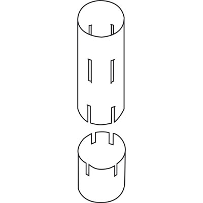 Montant simple perforation - Accessoires muraux-1