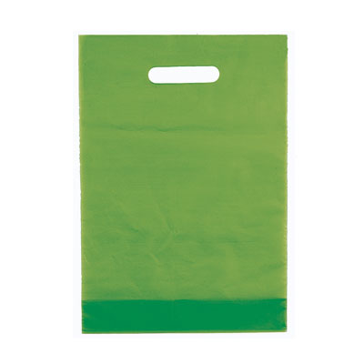 Sacs plastique - Sacs plastique unis, poignées découpées