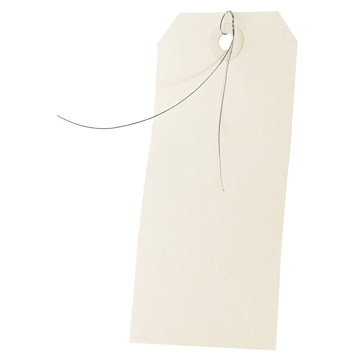 Étiquettes américaines, avec fil de fer 5,7 x 12 cm - Étiquettes à fil