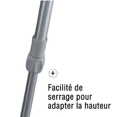 Tableau de conférence sur pieds paperboard 70 x H 113 à 190 cm - Tableaux effaçables-2
