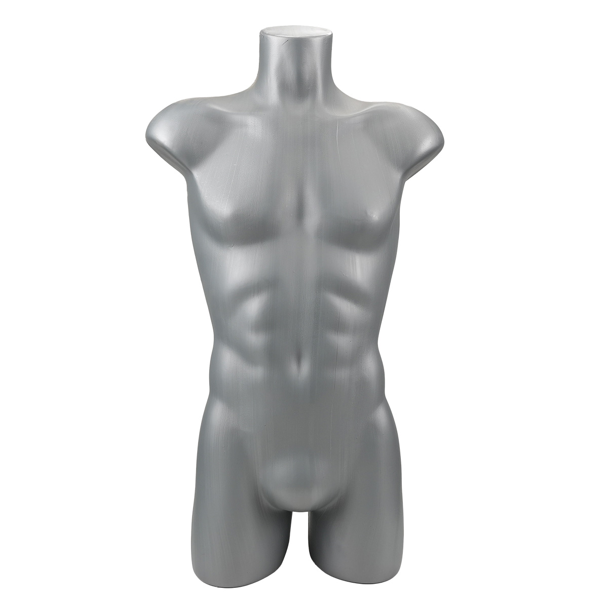 Buste homme plastique H 87 cm - Gris - Bustes ECO
