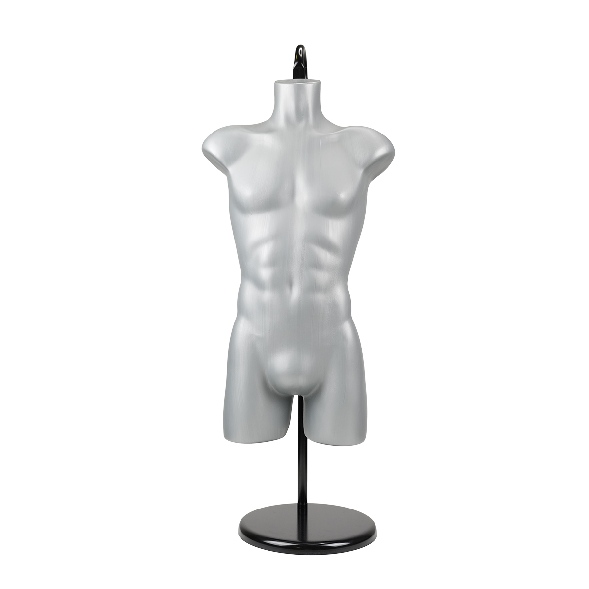 Buste homme plastique H 87 cm - Gris - Bustes ECO-11