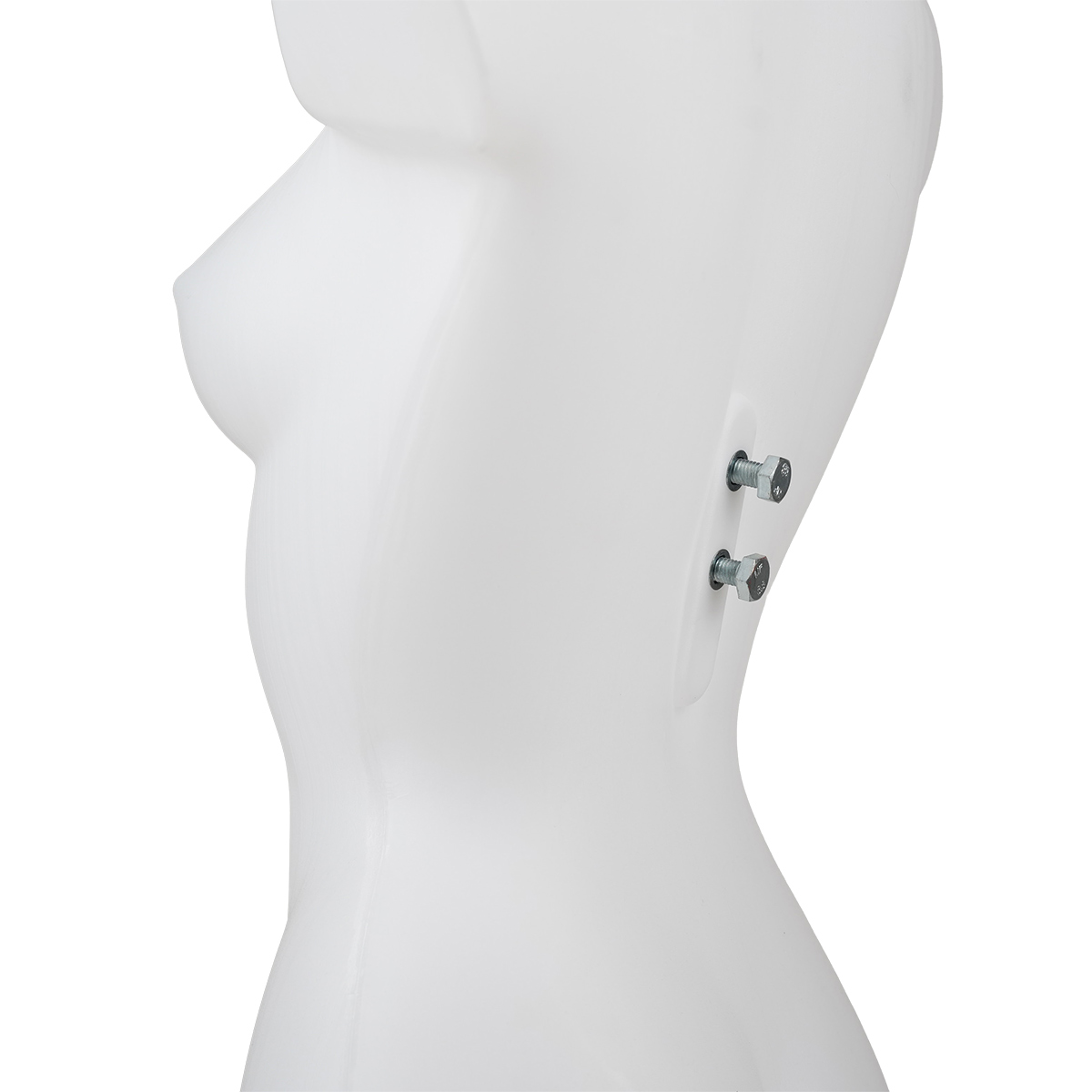 Buste femme blanc plastique H 82 cm - Bustes ECO-4
