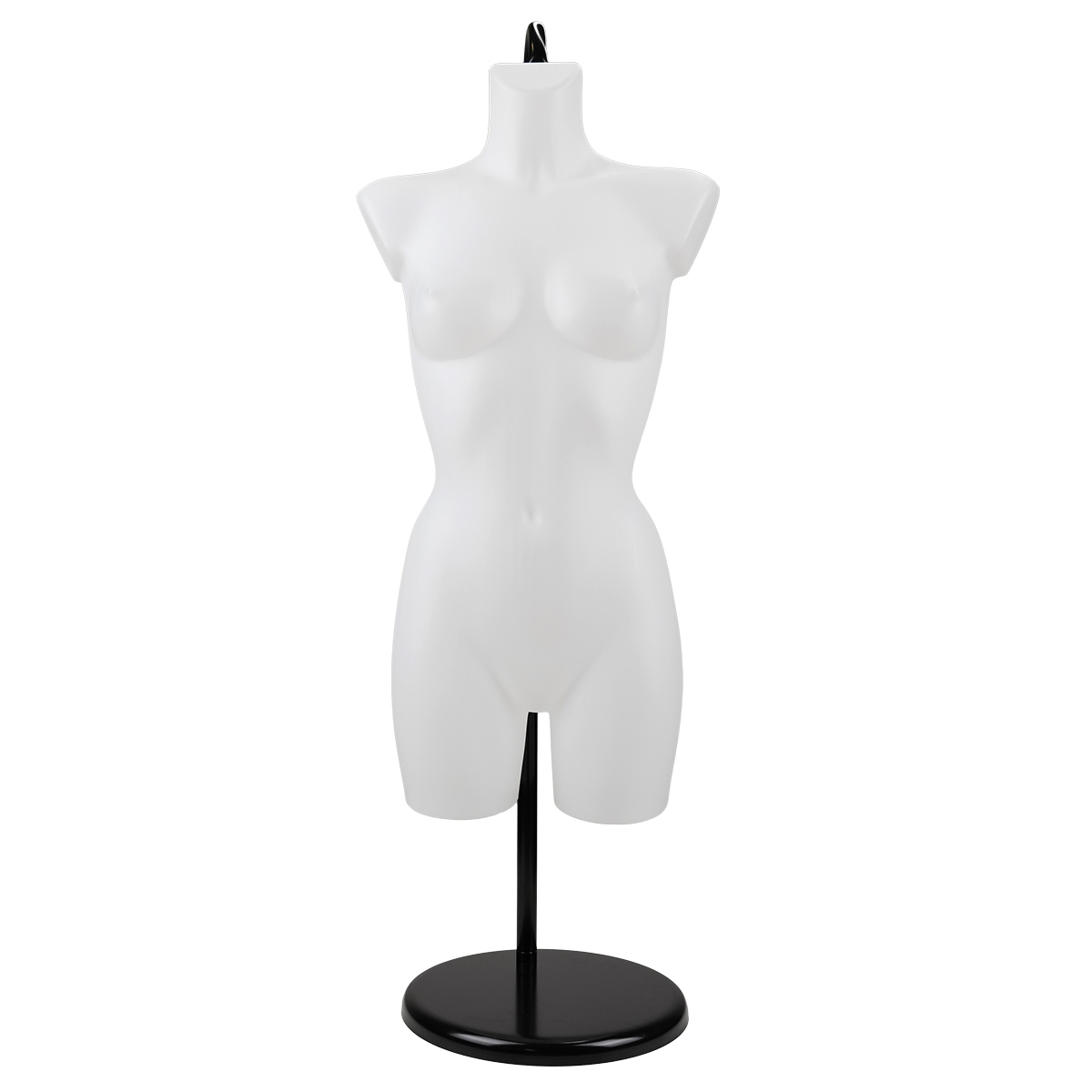 Buste femme blanc plastique H 82 cm - Bustes ECO-8