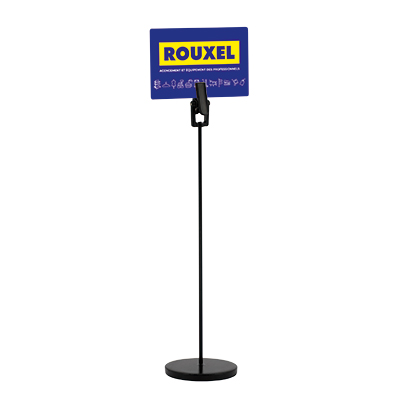 Pince porte prix métal - Porte-étiquettes à poser-1