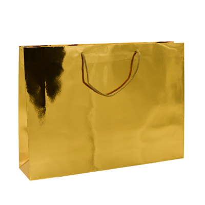 Sacs pelliculés brillants - Sacs pelliculés poignées cordelette