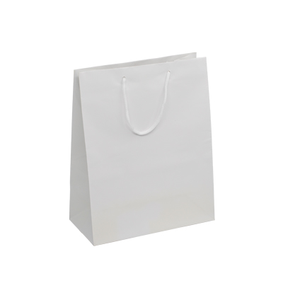 Sacs pelliculés brillants - Sacs pelliculés unis, poignées cordelette