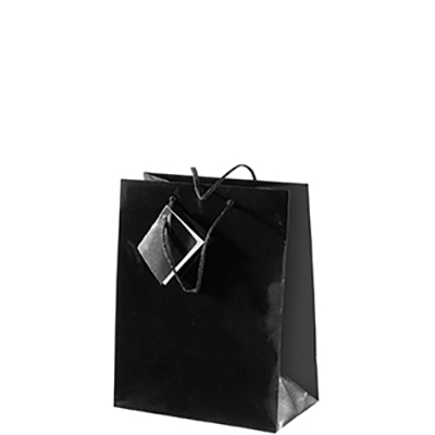 Sacs pelliculés brillants - Sacs pelliculés unis, poignées cordelette