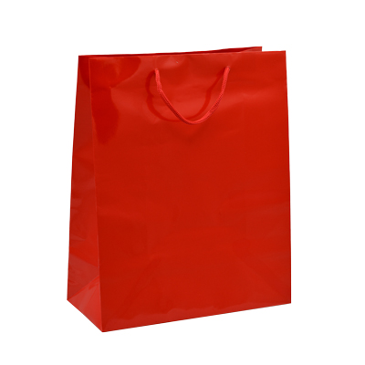 Sacs pelliculés brillants  - Sacs pelliculés poignées cordelette