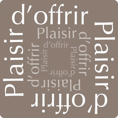 Étiquettes cadeaux adhésives Plaisir d'offrir - Étiquettes cadeaux adhésives