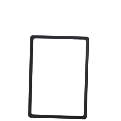 Cadre d’affichage A4 noir ABS – Lot de 10 – signalétique professionnelle, porte affiche - Porte-affiches à clipser - à pincer