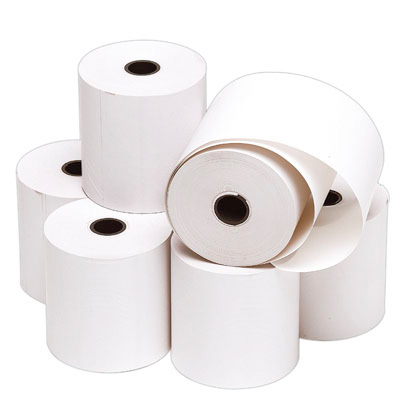 Bobine papier thermique l 80 x ø 70 x L 72 m, mandrin 12 mm – rouleau caisse – Paquet de 5 - Bobinettes de caisse-2