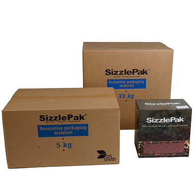 Frisure papier SizzlePak - Frisure de calage, Rouge - 1,25 kg - Frisures de calage-1