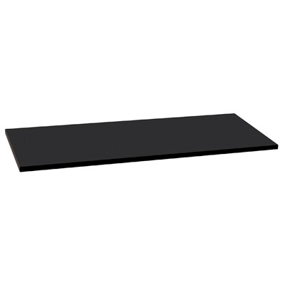 Tablette mélaminée noir 100 x 50 cm ép 19 mm - Tablettes Bois