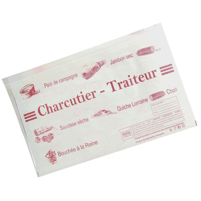 Pochettes alimentaires adhésives Charcutier - Traiteur - Films, papiers et pochettes alimentaires