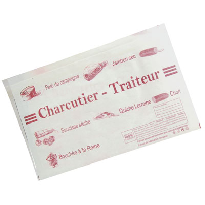 Pochettes alimentaires adhésives Charcutier - Traiteur - Films, papiers et pochettes alimentaires