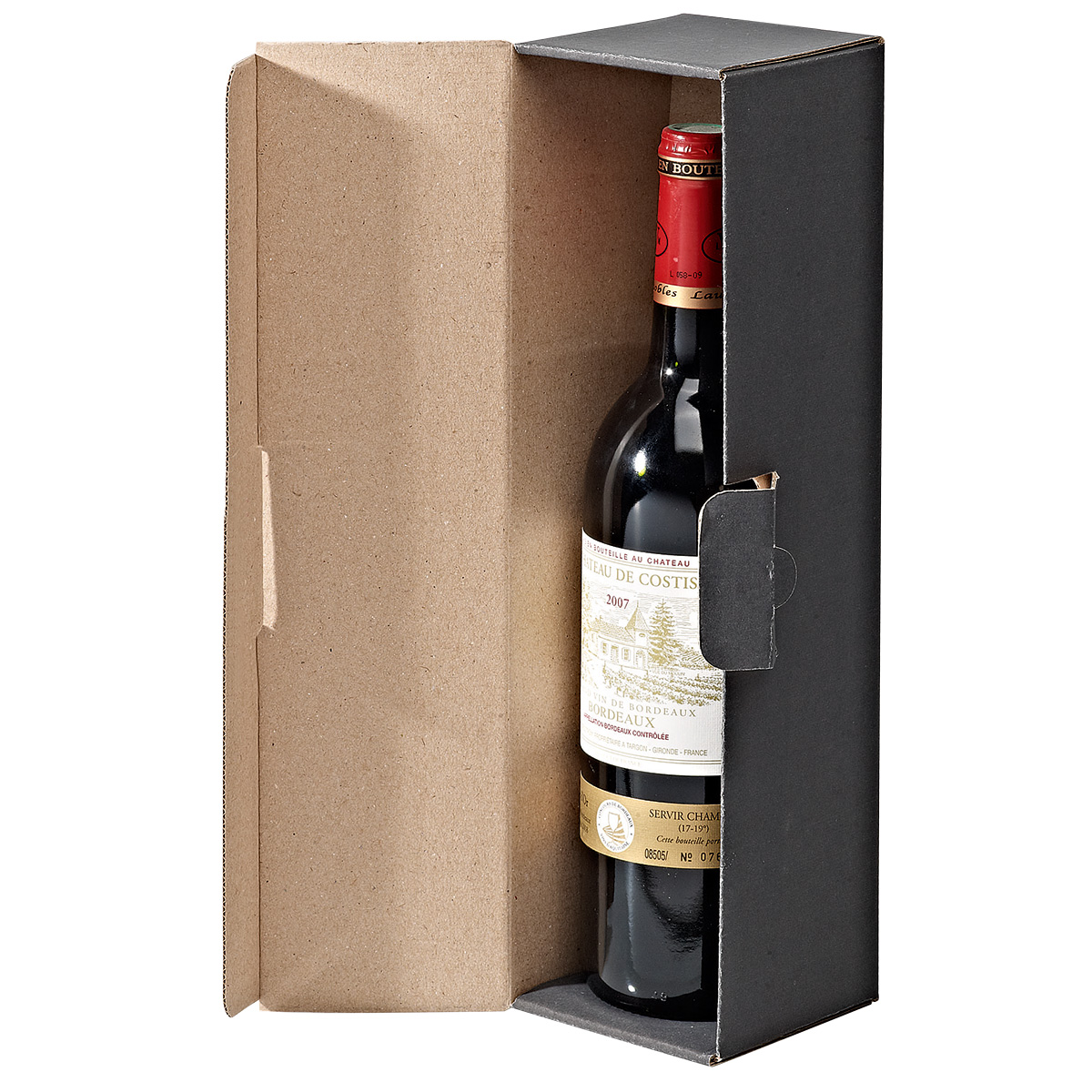 Boîtages 1 bouteille - Coffrets pour bouteilles de vin, Boîtes pour bouteilles de vin