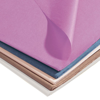 Papier de soie multicolore 5 coloris Color pop Pastel 50 x 75 cm, 240 feuilles - Papiers de soie-1