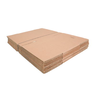Caisse américaine carton, carton simple cannelure 40x30x10/20cm, paquet de 10 - Caisses américaines cartons-1