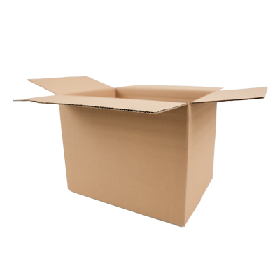 Caisse américaine carton, carton simple cannelure 40x30x20/30cm, paquet de 10 - Caisses américaines cartons-2