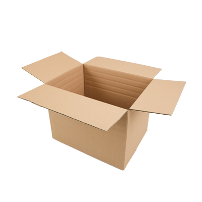 Caisse américaine carton, carton simple cannelure 40x30x20/30cm, paquet de 10 - Caisses américaines cartons-3