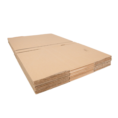 Caisse américaine carton, carton simple cannelure 60x40x10/20cm, paquet de 10 - Caisses américaines cartons-1