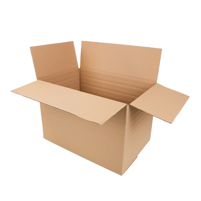 Caisse américaine carton, carton simple cannelure 60x40x30/40cm, paquet de 10 - Caisses américaines cartons-3