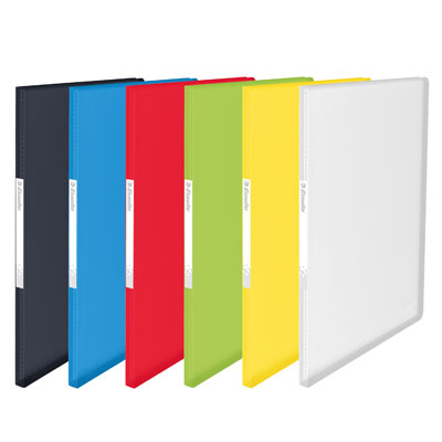 Protège-documents polypropylène 40 pochettes – 80 vues A4 – 23,3 x 31 cm - Coloris assortis - Protèges-documents, Porte-vues