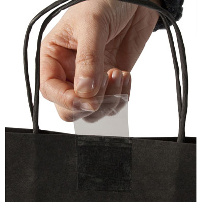 Etiquettes adhésives - Transparentes - 3,6 x 7 cm - Paquet de 500 - Étiquettes cadeaux adhésives-2