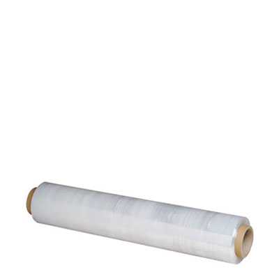 Film manuel pré-étiré transparent 7 microns 38 cm x 600 m - Films étirables manuels