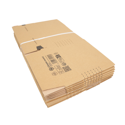 Cartons à hauteurs variables - Brun - 22,9 x 16,4 x 5/11,5 cm - Paquet de 10 - Cartons d'expédition, Boîtes d'expédition-5